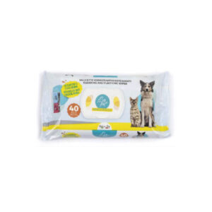 Lingettes hygiéniques et nettoyantes 40 pcs à la citronelle et à la chlorhexidine