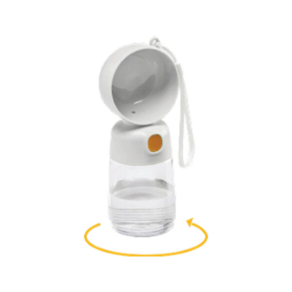 Gourde multifonction happytravel vert clair 400 ml boisson 200 ml nourriture
