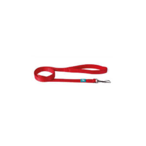 Laisse en nylon rouge XS-S 120x1,5 cm
