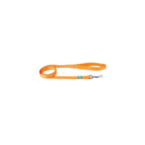 Laisse en nylon orange XS-S 120x1,5 cm