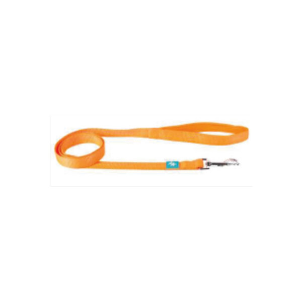 Laisse en nylon orange M 120x2,0 cm
