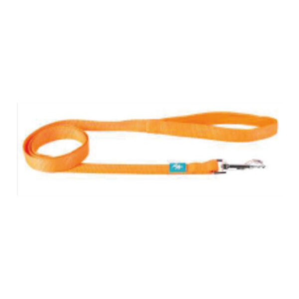 Laisse en nylon orange L 120x2,5 cm