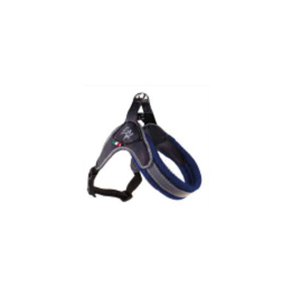 Harnais réglable en pvc, nylon et maille bleu 1 20-30 cm
