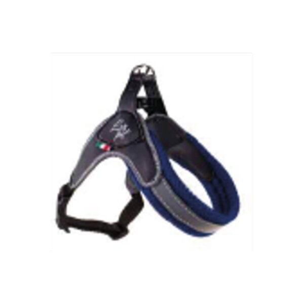 Harnais réglable en pvc, nylon et maille bleu 3 40-50 cm
