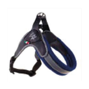 Harnais réglable en pvc, nylon et maille bleu 4 50-60 cm