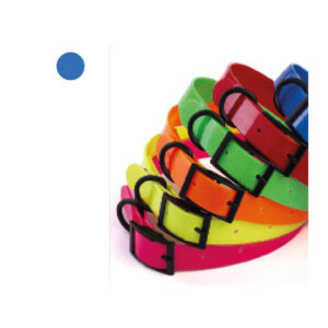 Collier en biothène neon bleu 50x2,0 cm