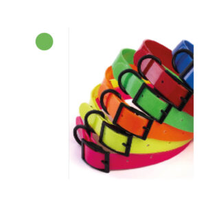 Collier en biothène neon vert 50x2,0 cm