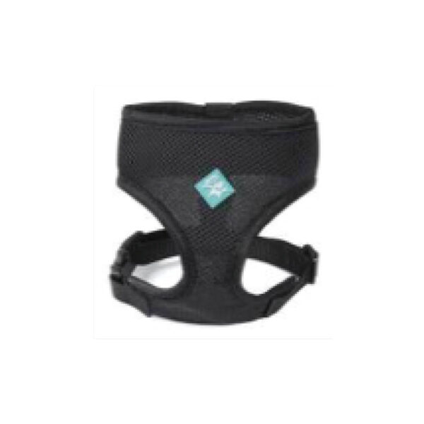 Harnais doux en maille noir L 48-58 cm