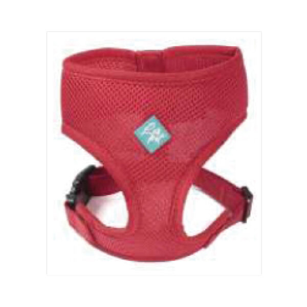 Harnais doux en maille rouge XL 51-74 cm
