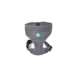 Harnais doux en maille gris S 36-41 cm